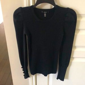 Bloomingdale’s Aqua size small ribbed sweater. Worn only twice! Good used cond